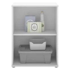 Mobile bagno 61x80h cm con 2 ante multiuso legno bianco Ander