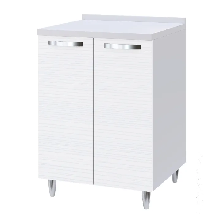 Mobile base cucina 60x86h cm 2 ante bianco frassinato Talise
