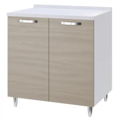 Mobile base cucina 80x86h cm 2 ante rovere olmo Talise