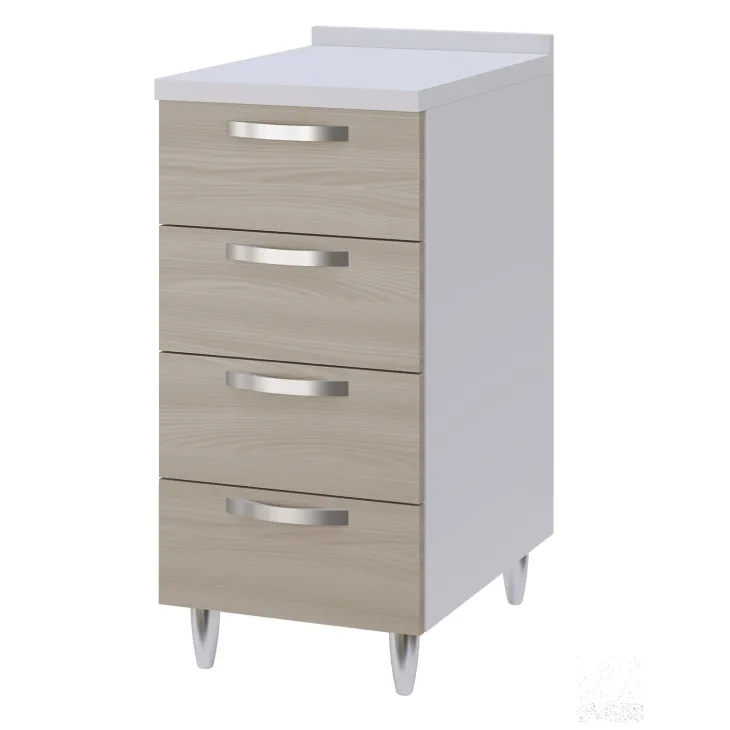 Mobile base cucina 40x86h cm 4 cassetti rovere olmo Talise
