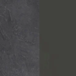 Mobile dispensa cucina 90x90h cm 3 vani antracite piano grigio pietra Gourmet