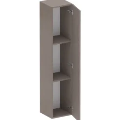 Mobile ingresso consolle 98x196h cm pannello cannettato rovere chiaro marrone bronzo Sunset Decor 1002