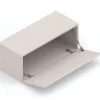 Mobile ingresso sospeso consolle 138x240h cm pannello cannettato beige rovere chiaro Sunset Decor 1021
