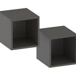 Mobile ingresso sospeso 97x56h cm antracite ossido nero Sunset 1001