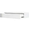 Mobile ingresso sospeso 100x20h cm con cassetto bianco Magnolia