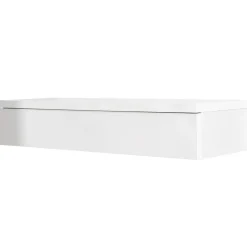 Mobile ingresso sospeso 100x20h cm con cassetto bianco Magnolia