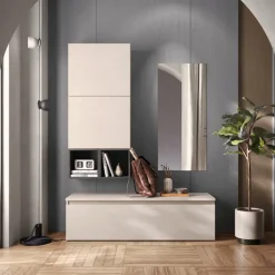 Mobile ingresso 138x200h cm beige antracite Sunset 103
