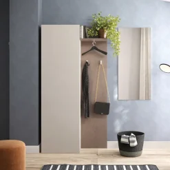Mobile ingresso 95x186h cm beige marrone Sunset 111