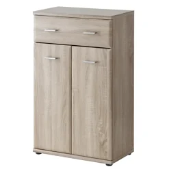 Mobile ingresso 180x203h cm con specchio e appendiabiti rovere sonoma California 3 Gihome®