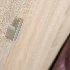 Mobile ingresso 120x203h cm con specchio e appendiabiti rovere sonoma California 2 Gihome®