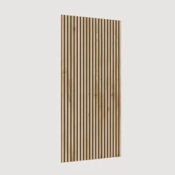 Mobile ingresso 193x220h cm pannello cannettato ossido rovere chiaro Sunset Decor 1013
