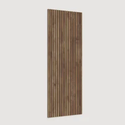 Mobile ingresso 222x220h cm pannello cannettato beige cashmere rovere scuro Sunset Decor 1014