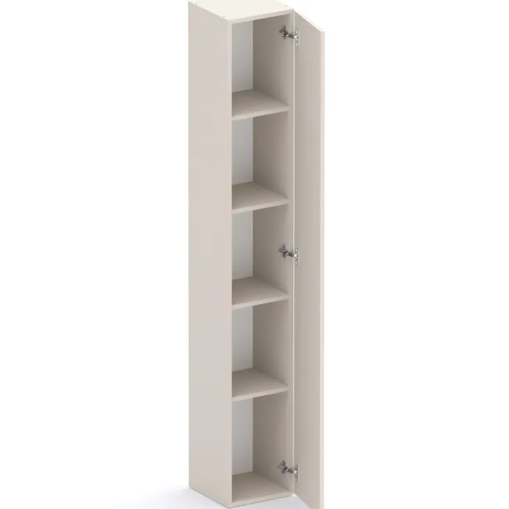 Mobile ingresso 222x240h cm pannello cannettato beige cashmere rovere chiaro Sunset Decor 1017