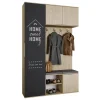 Mobile ingresso 140x220h cm rovere antracite Stoccolma