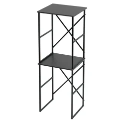 Mobile lavatrice e asciugatrice 66x189h cm industrial metallo antracite Loft