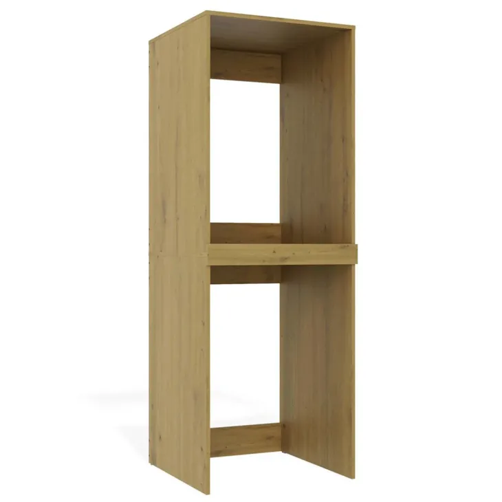 Mobile lavatrice e asciugatrice 64x180h cm rovere nodoso Motty