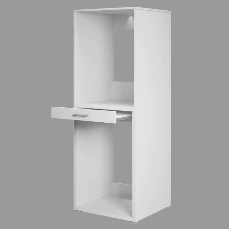 Mobile lavatrice e asciugatrice 69x189h cm bianco Ordinary