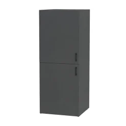 Mobile lavatrice 70x180h cm 2 ante 3 ripiani antracite Wash