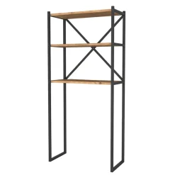 Mobile lavatrice 66x160h cm industrial metallo rovere rustico Loft