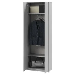 Mobile multiuso ingresso 69x200h cm appendiabiti grigio Accent