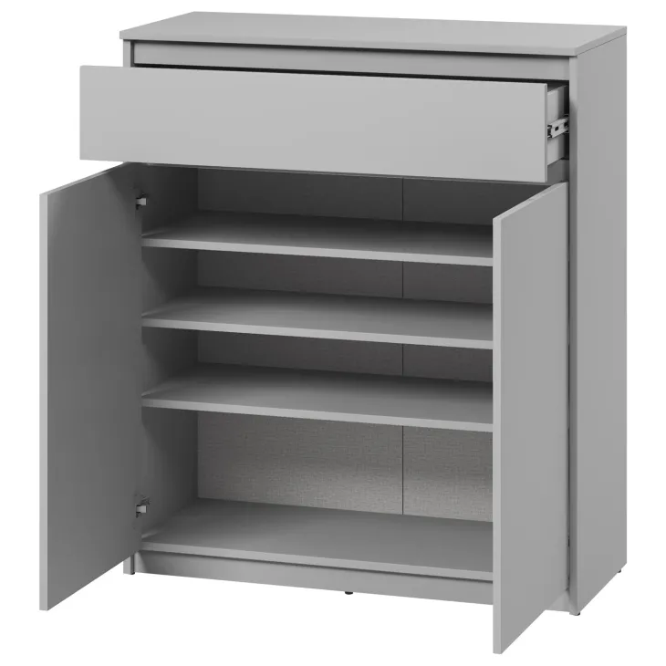 Mobile multiuso ingresso 92x107h cm con cassetto grigio Accent