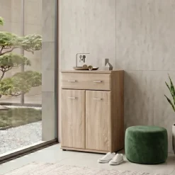 Mobile multiuso ingresso 60x96h cm rovere sonoma California Gihome®