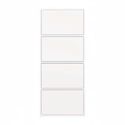 Mobile multiuso ingresso 50x119h cm scarpiera 4 ante bianco Tyler