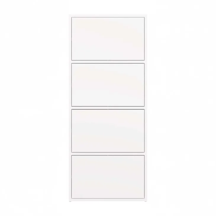 Mobile multiuso ingresso 50x119h cm scarpiera 4 ante bianco Tyler