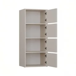 Mobile multiuso ingresso 50x119h cm scarpiera 4 ante cashmere Tyler