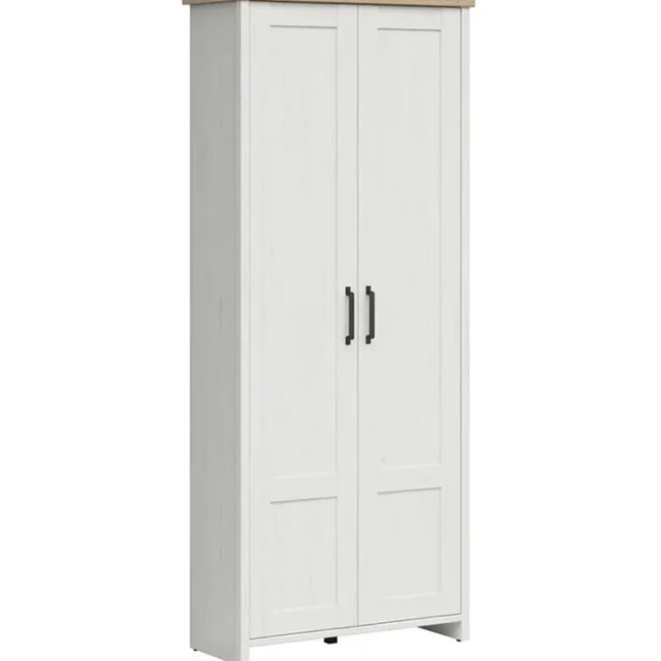 Mobile multiuso 85x201h cm 2 ante bianco frassinato rovere Lars