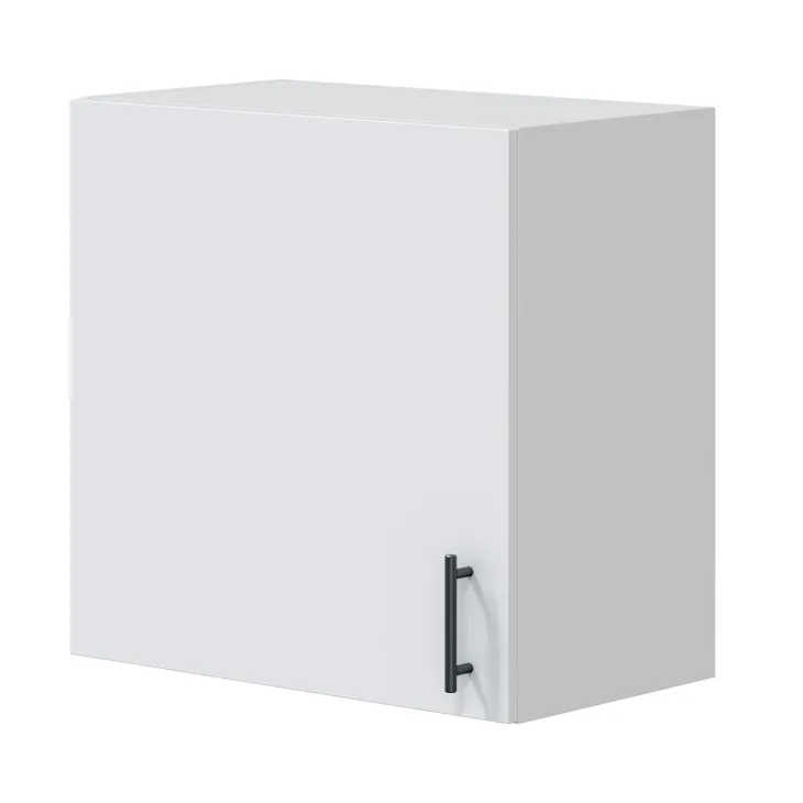 Mobile pensile multiuso 60x60h cm componibile 1 anta bianco lucido Kimera