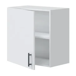 Mobile pensile multiuso 60x60h cm componibile 1 anta bianco lucido Kimera