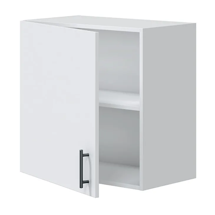 Mobile pensile multiuso 60x60h cm componibile 1 anta bianco lucido Kimera