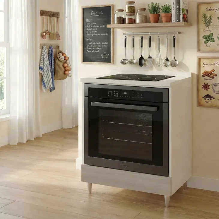 Mobile per piano cottura e forno ad incasso 60x86h cm rovere olmo Talise
