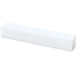 Mobile porta TV sospeso 210x33h cm 1 anta ribalta soggiorno bianco lucido Sunset