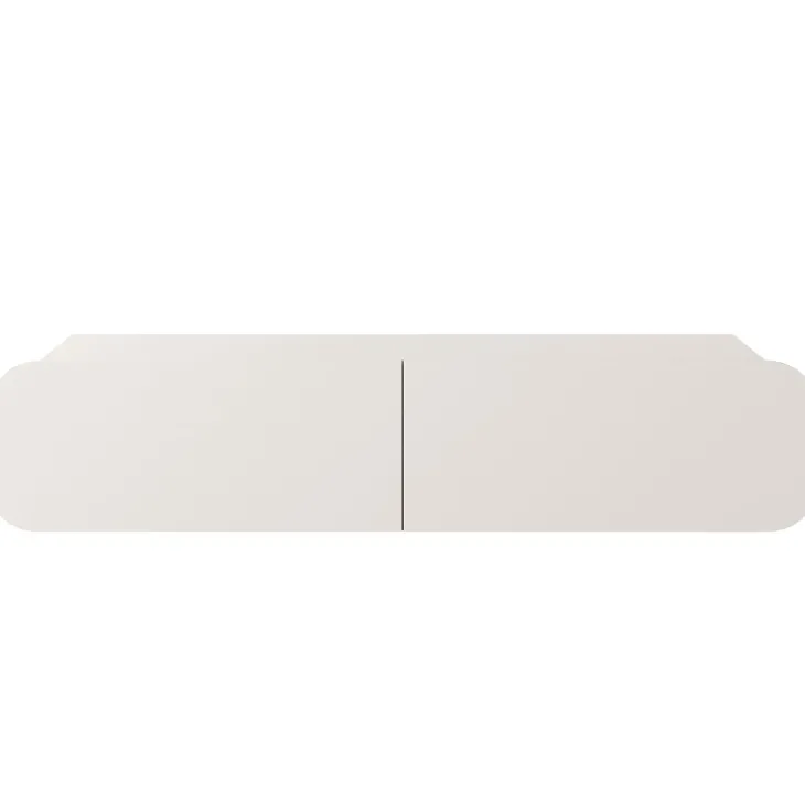 Mobile porta TV sospeso 160x34h cm 2 ante beige cashmere Volia