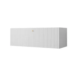 Mobile porta TV sospeso 100x34h cm 1 anta bianco Kiruna