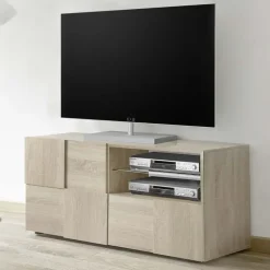 Mobile porta TV 122x57h cm 1 anta moderno rovere samoa Obsession