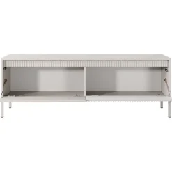Mobile porta TV 154x54h cm 2 ante beige cannettato Ciar