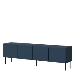 Mobile porta tv 200x61h cm 4 ante blu navy Maya