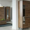 Mobile porta TV 179x68h cm 2 ante 2 cassetti noce Line