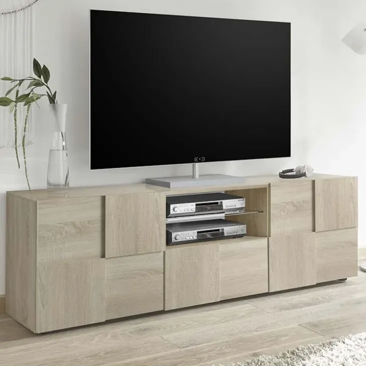Mobile porta TV 181x57h cm 2 ante rovere samoa Obsession