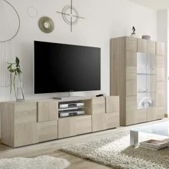 Mobile porta TV 181x57h cm 2 ante rovere samoa Obsession