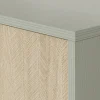 Mobile porta TV 158x52h cm 3 ante verde salvia rovere Myrta