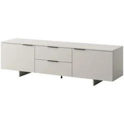 Mobile porta TV 180x55h cm 2 cassetti beige cashmere Stone