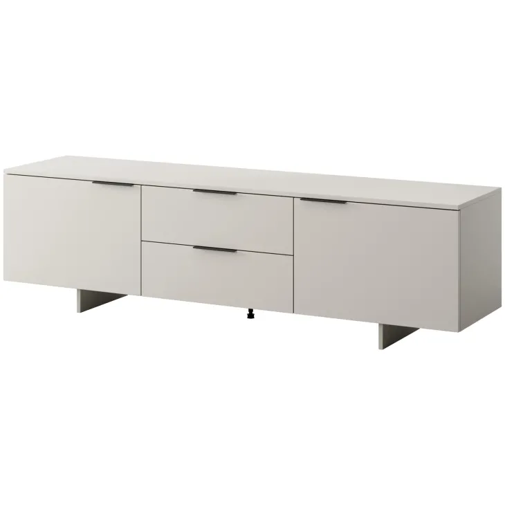 Mobile porta TV 180x55h cm 2 cassetti beige cashmere Stone