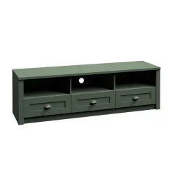 Mobile porta TV 158x49h cm 3 cassetti verde Provenza