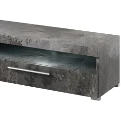 Mobile porta TV 200x35h cm 2 cassetti ossido Frisk