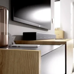 Mobile porta TV 164x49h cm legno rovere grafite German