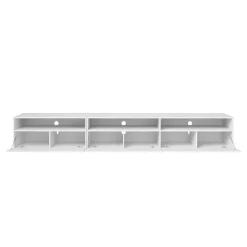 Mobile porta TV 270x42h cm moderno bianco Emotion Gihome®